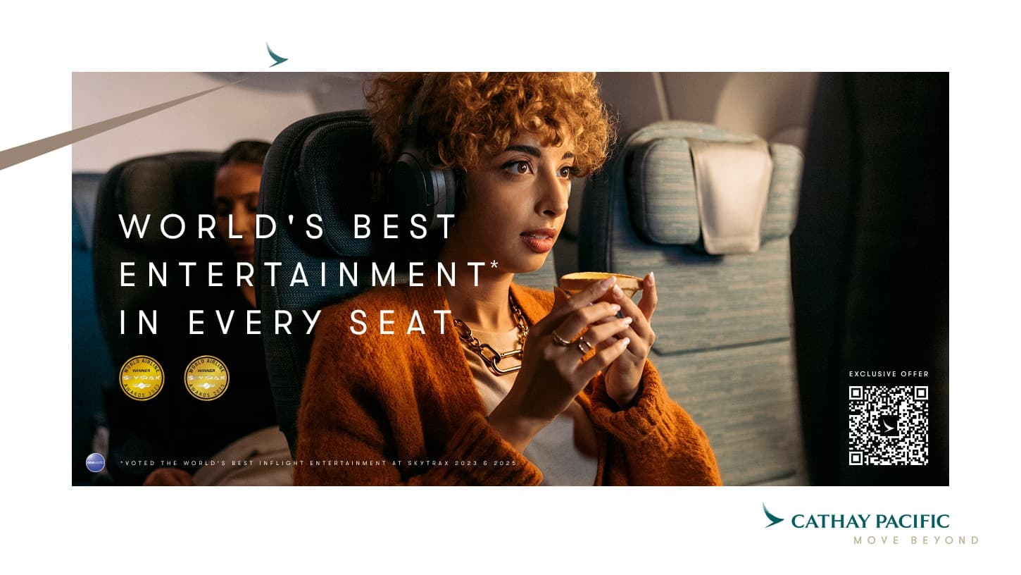 Cathay Pacific campaign creative